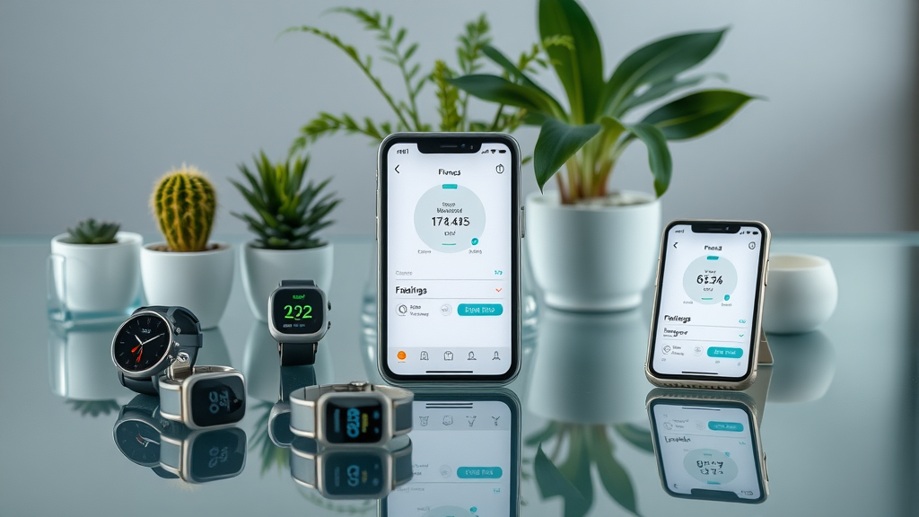 Weight loss app 2025 and fitness app interfaces on various devices, highlighting compatibility and user-friendly design.